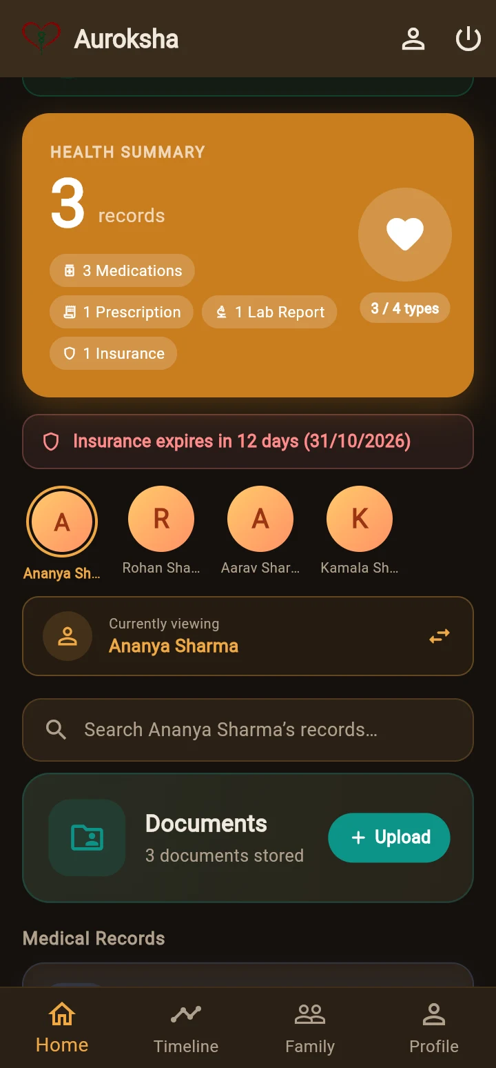 Android Home, scrolled