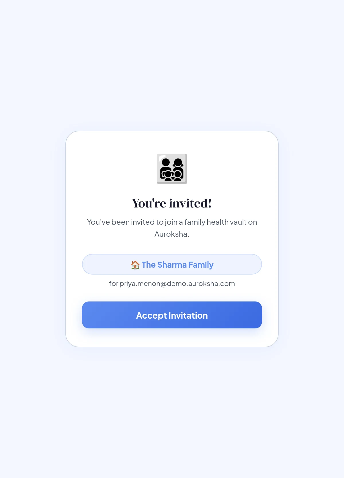You're invited! join page